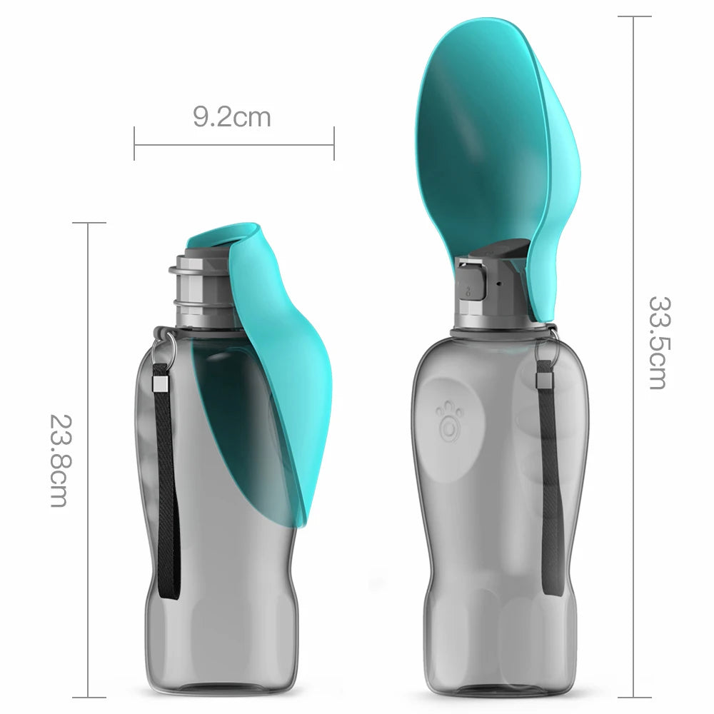 800ml Portable Dog Water Bottle - Cool Creations