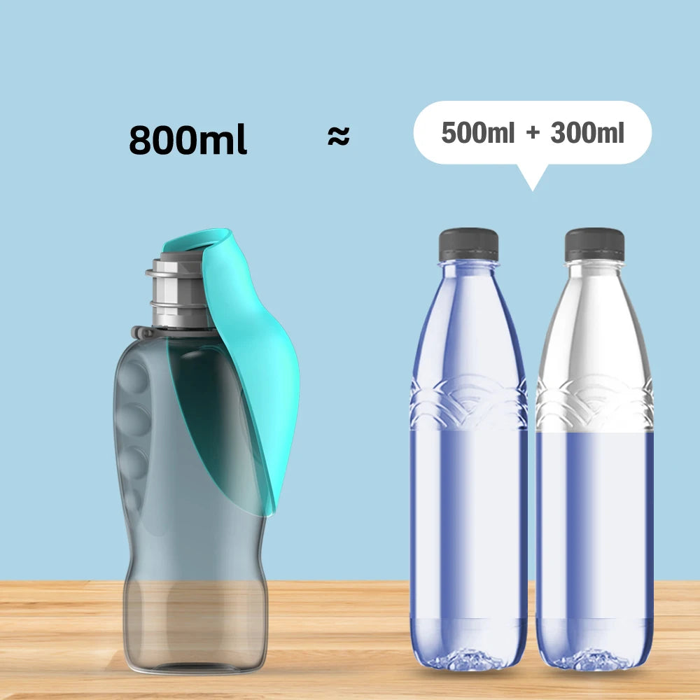 800ml Portable Dog Water Bottle - Cool Creations