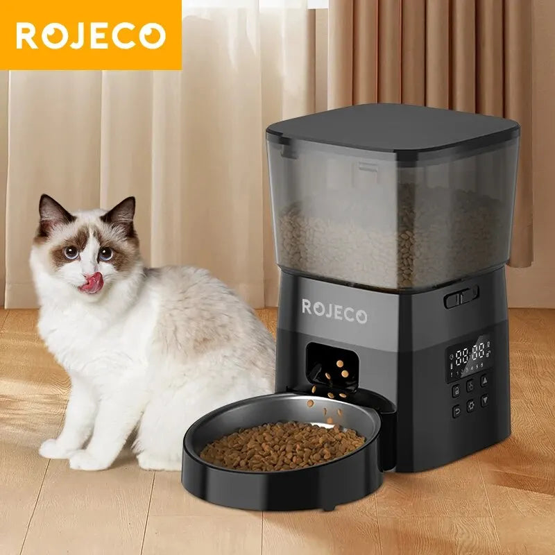 Automatic Dry Food Pet Feeder For Cats or Small Dogs - Cool Creations