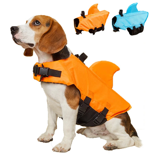 Shark Dog Life Jacket for all dog sizes - Cool Creations