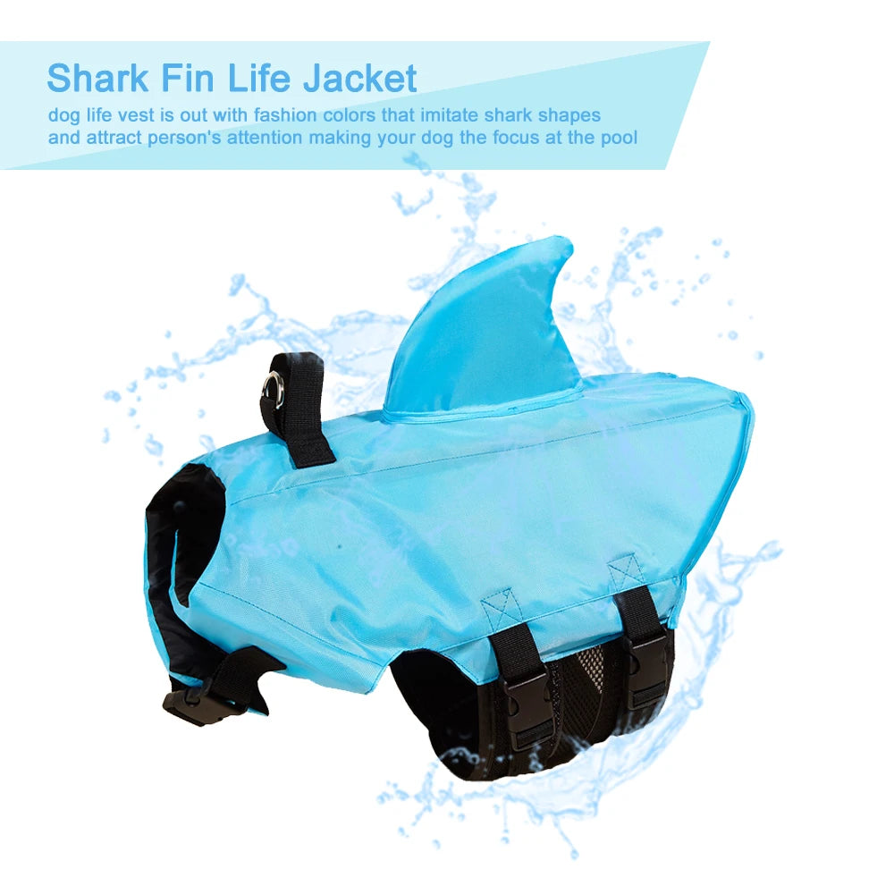 Shark Dog Life Jacket for all dog sizes - Cool Creations