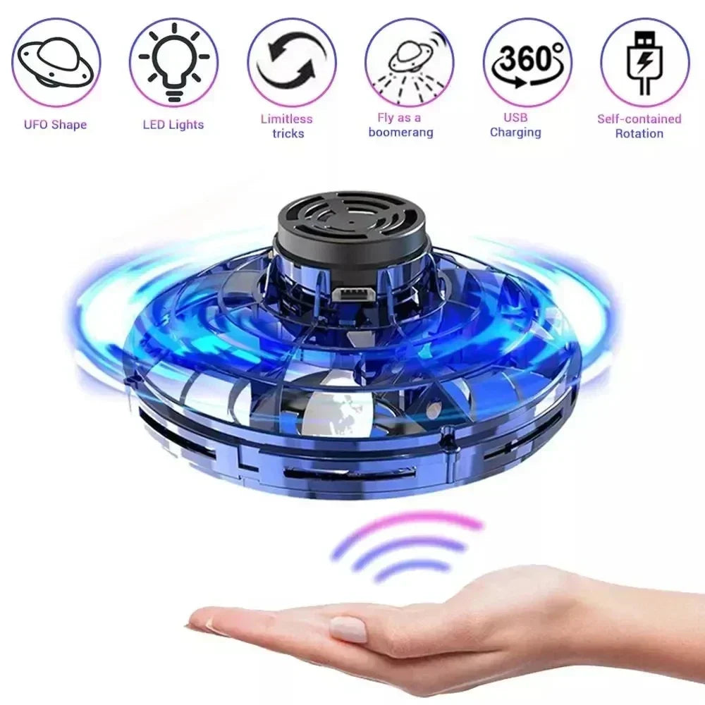 Flying Helicopter Spinner Kids Toy