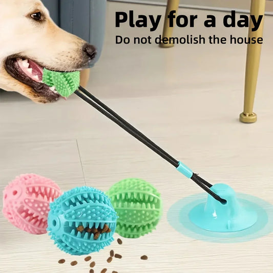 Interactive Dog Suction Cup Tug of WarToy with Sound - Cool Creations