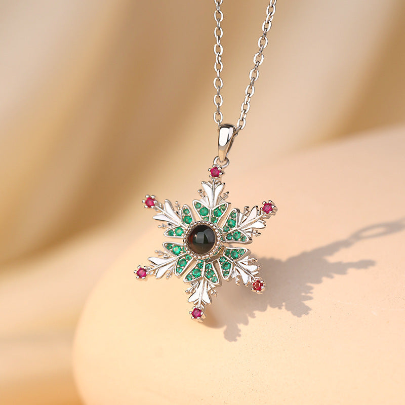 New Christmas Snowflake Necklace - Cool Creations