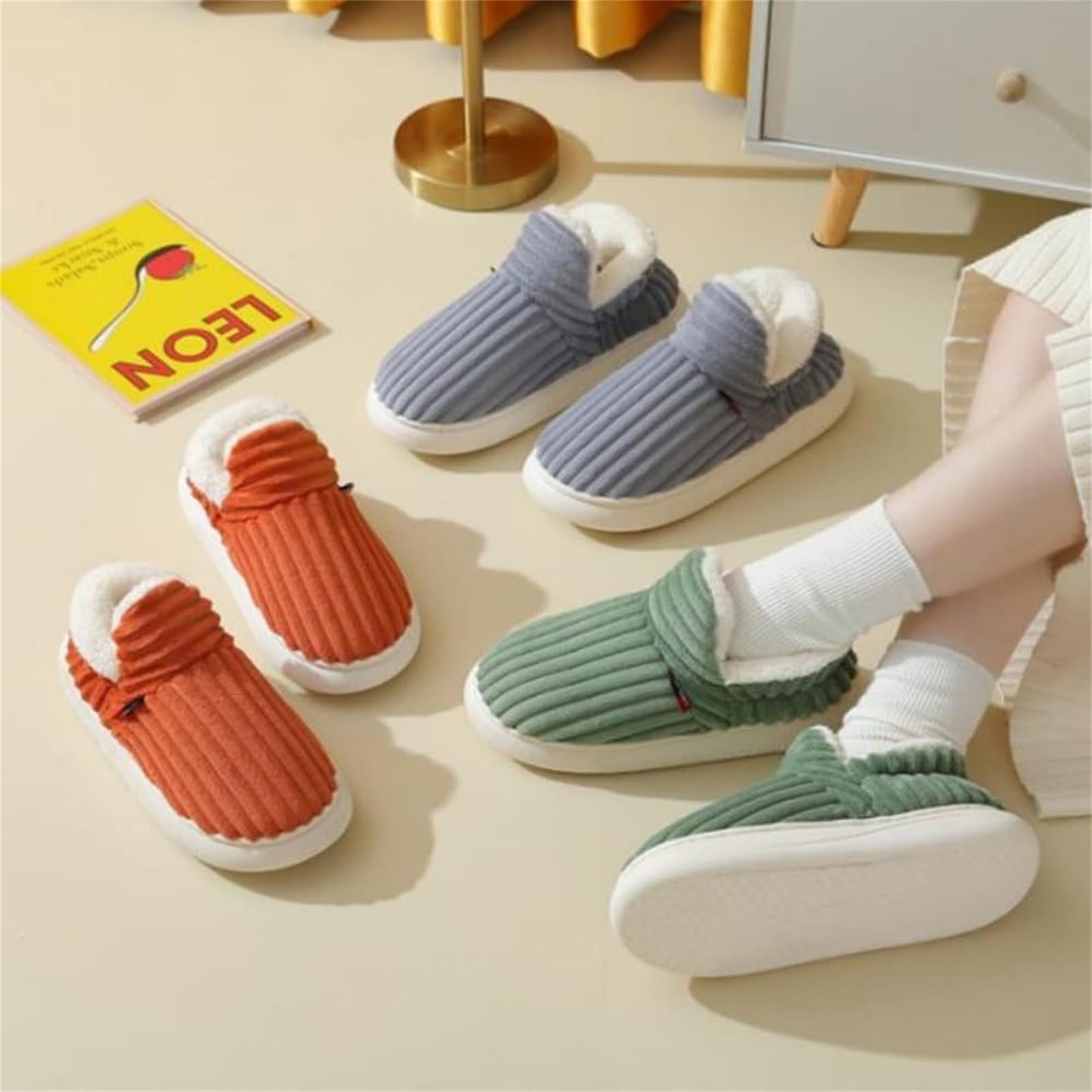 Men or Women's Cotton Slippers - Cool Creations